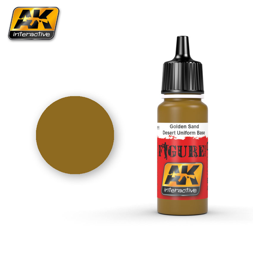 AK-Interactive Golden Sand / Desert Uniform Base - 17ml - AK-3111