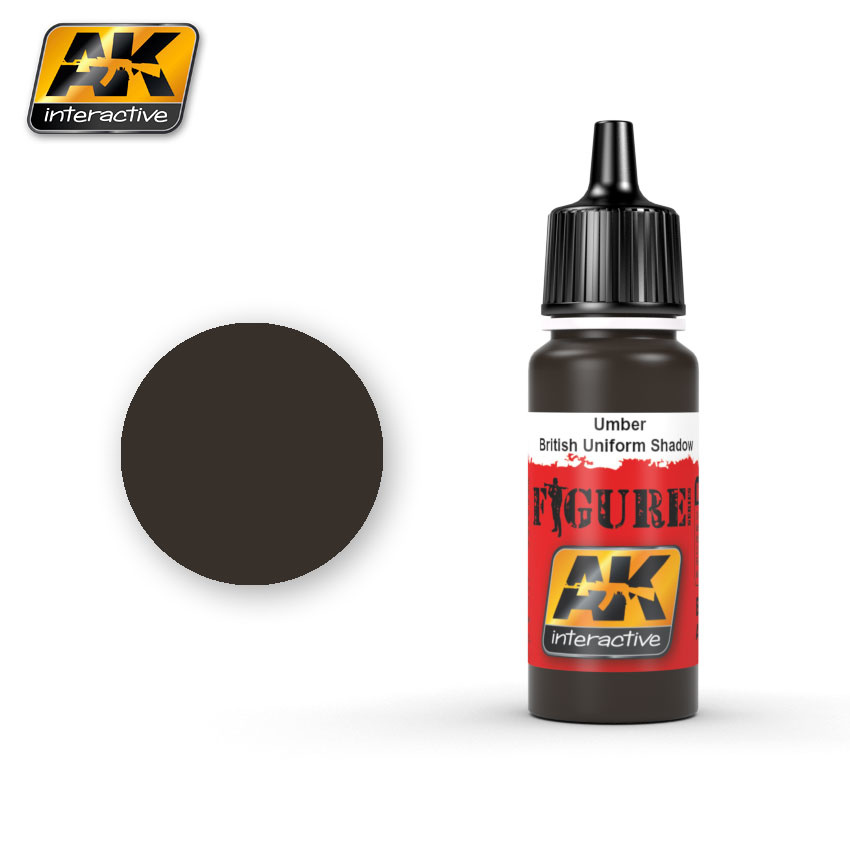 AK-Interactive Umber British Uniform Shadow - 17ml - AK-3083