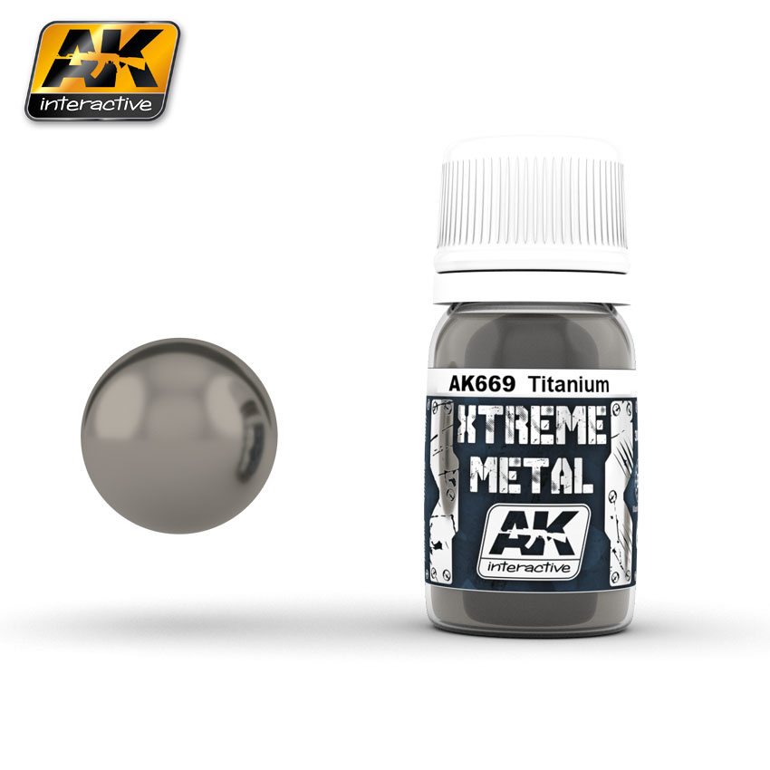 AK-Interactive Titanium - 30ml - AK-669