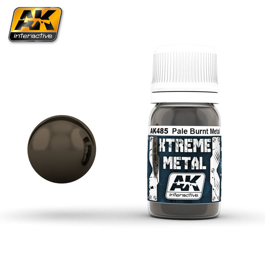 AK-Interactive Pale Burnt Metal - 30ml - AK-485