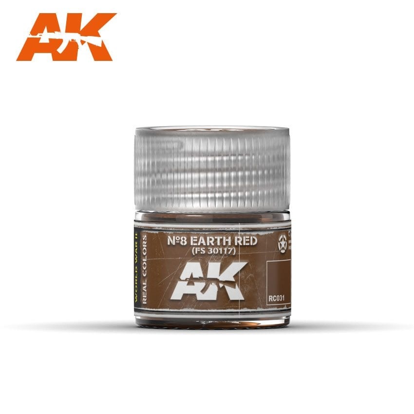 AK-Interactive No8 Earth Red FS 30117 - 10ml - RC031