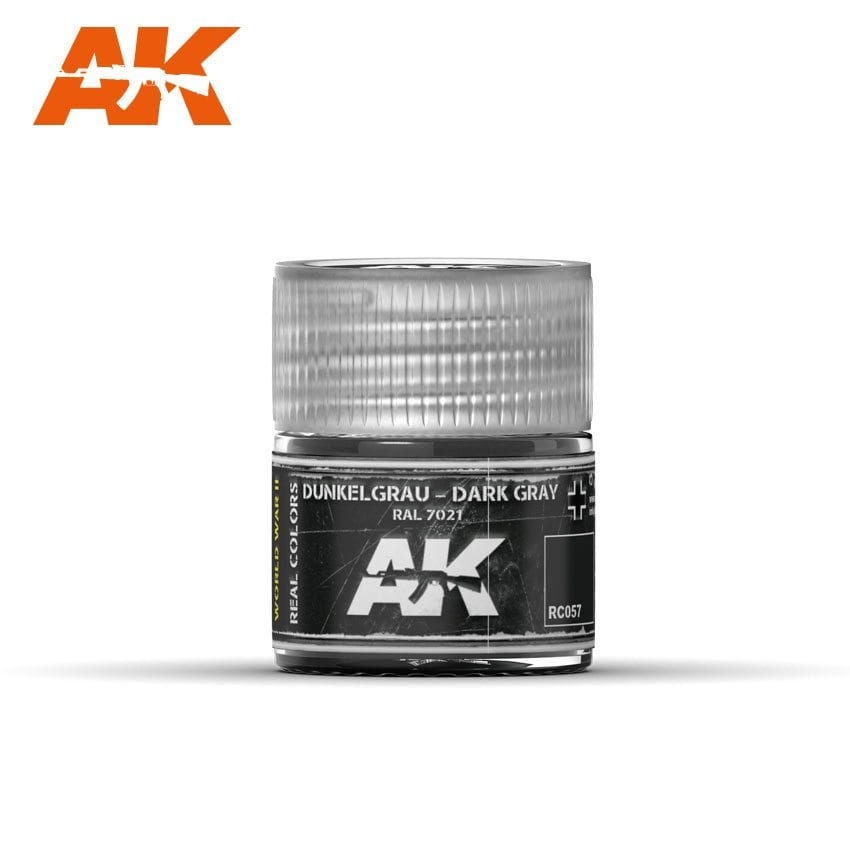 AK-Interactive Dunkelgrau-Dark Gray RAL 7021 - 10ml - RC057