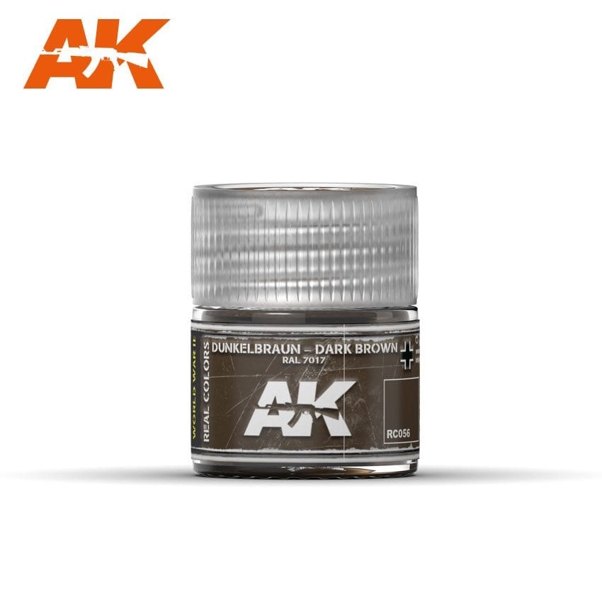 AK-Interactive Dunkelbraun-Dark Brown RAL 7017 - 10ml - RC056