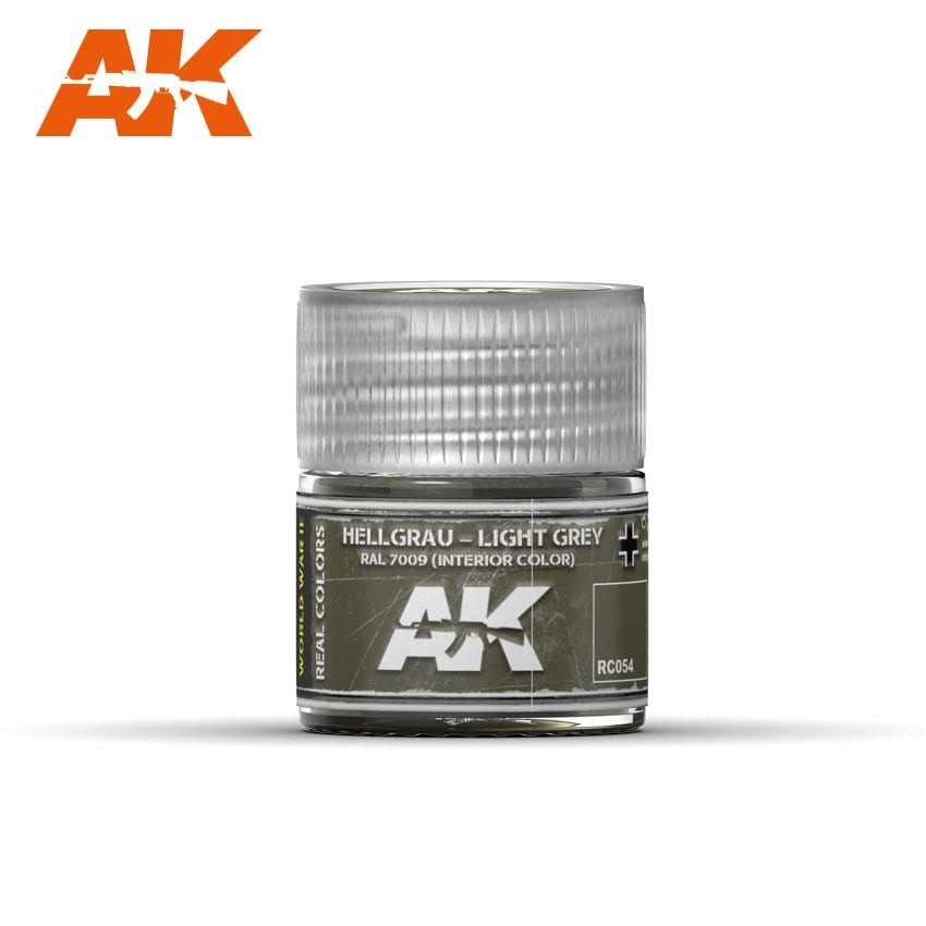 AK-Interactive Hellgrau-Light Grey RAL7009 (Interior Color) - 10ml - RC054