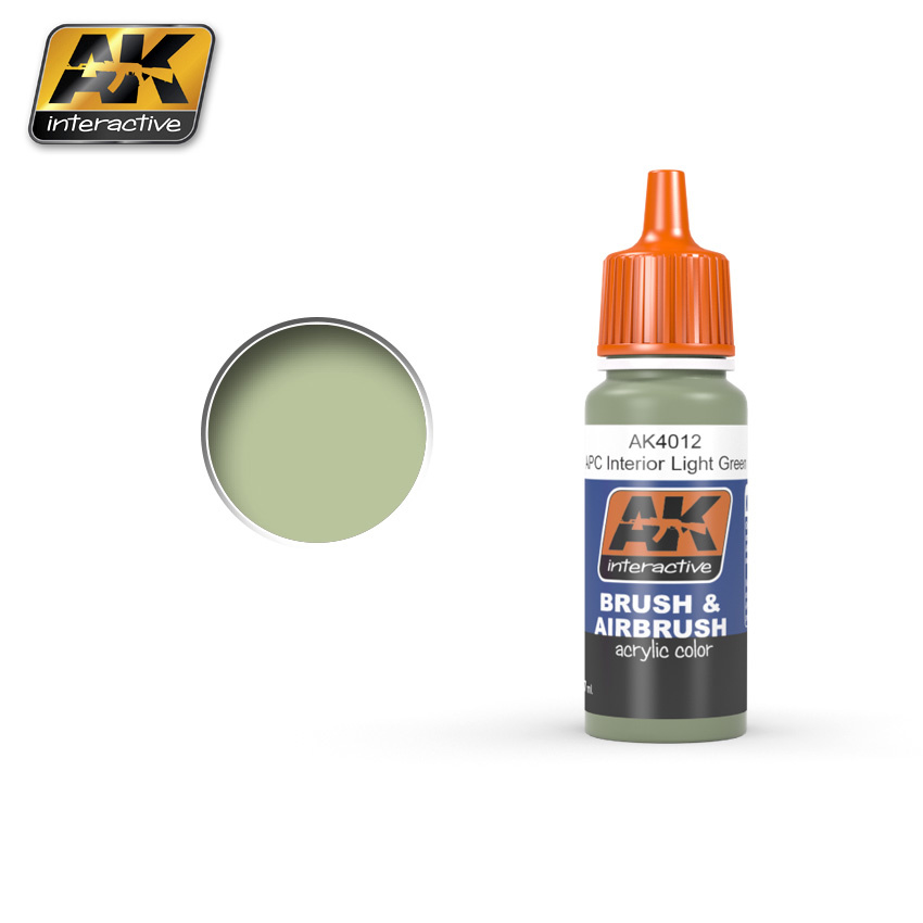 AK-Interactive APC Interior Light Green - 17ml - AK-4012