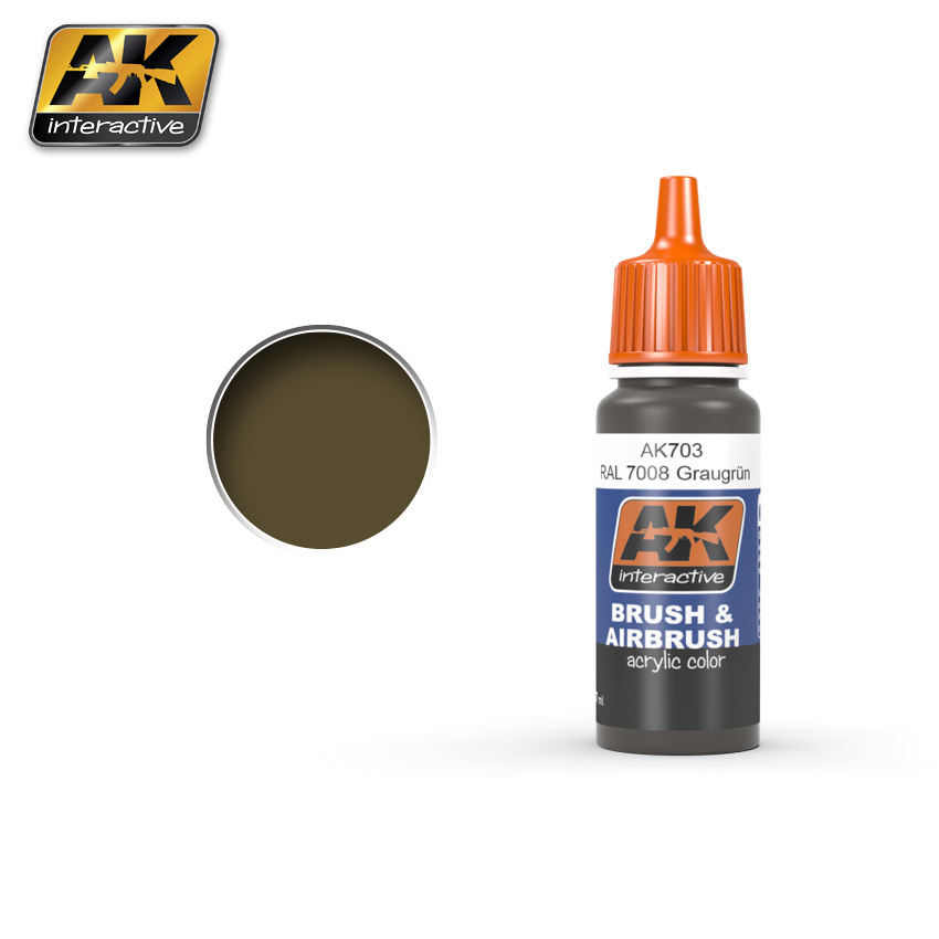 AK-Interactive RAL 7008 Graugrn (o Khakibraun) - 17ml - AK-703