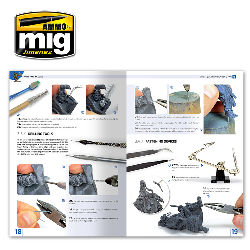 Ammo by Mig Jimenez Encyclopedia Of Figures Modelling Techniques Vol. 0 - Quick Guide For Painting  English - Ammo by Mig Jimenez - A.MIG-6220