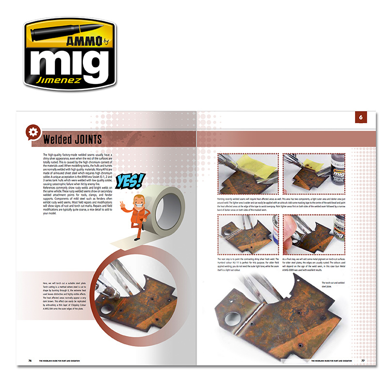 Ammo by Mig Jimenez Modelling School - The Modeling Guide For Rust And Oxidation English - A.MIG-6098