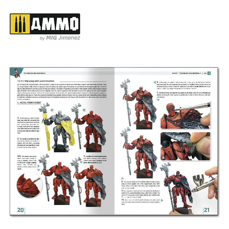 Ammo by Mig Jimenez Encyclopedia Of Figures Modelling Techniques Vol. 2 - Techniques And Materials English - A.MIG-6222