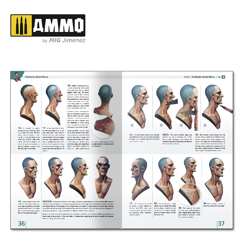 Ammo by Mig Jimenez Encyclopedia Of Figures Modelling Techniques Vol. 2 - Techniques And Materials English - A.MIG-6222