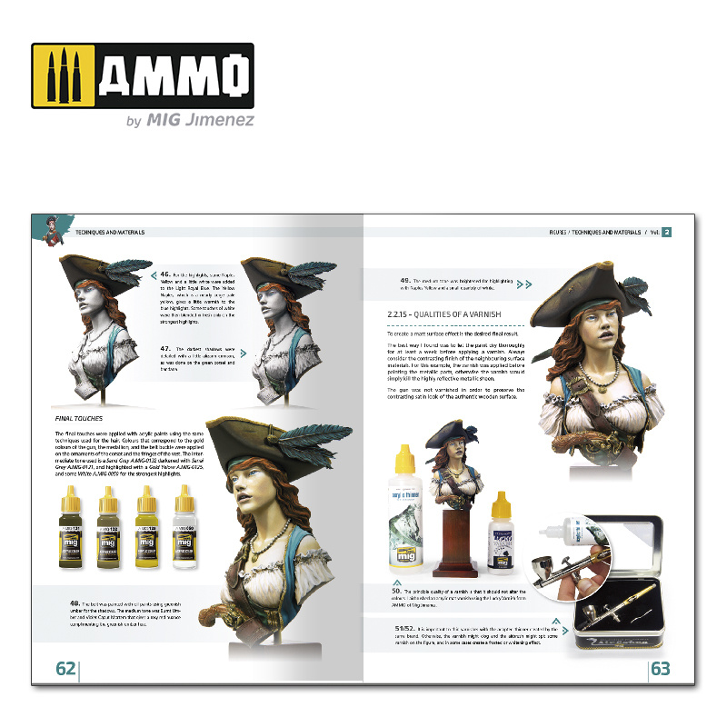 Ammo by Mig Jimenez Encyclopedia Of Figures Modelling Techniques Vol. 2 - Techniques And Materials English - A.MIG-6222