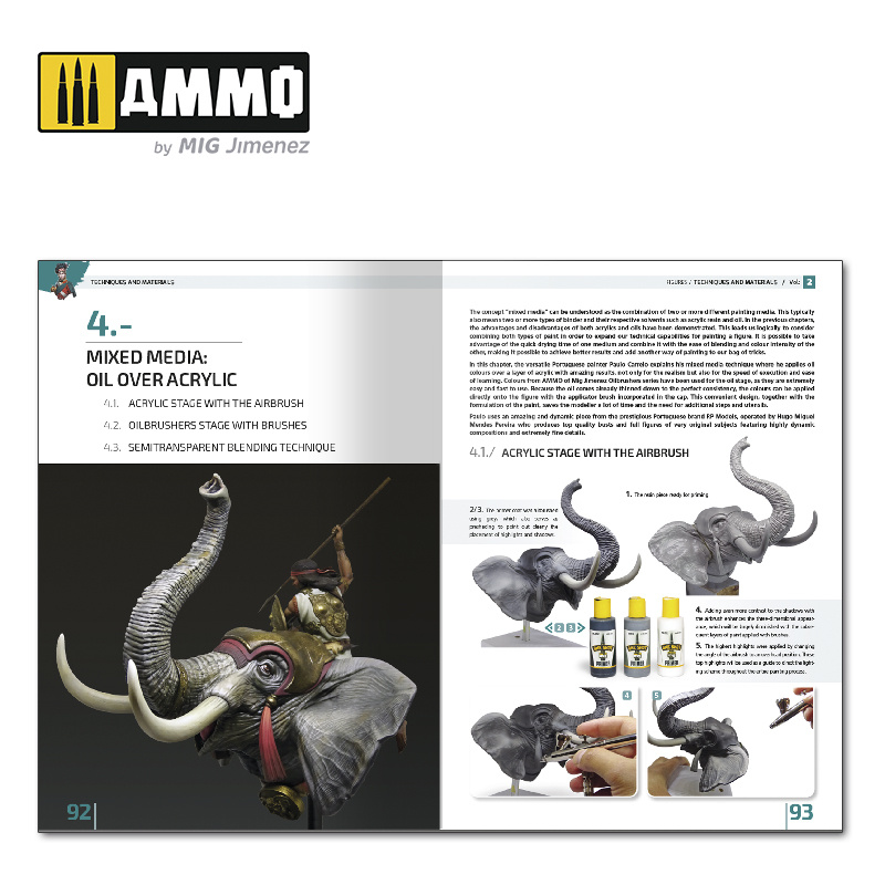 Ammo by Mig Jimenez Encyclopedia Of Figures Modelling Techniques Vol. 2 - Techniques And Materials English - A.MIG-6222