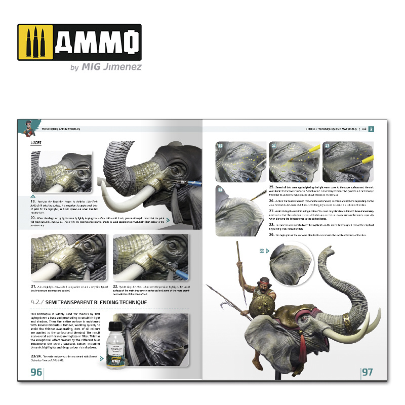 Ammo by Mig Jimenez Encyclopedia Of Figures Modelling Techniques Vol. 2 - Techniques And Materials English - A.MIG-6222