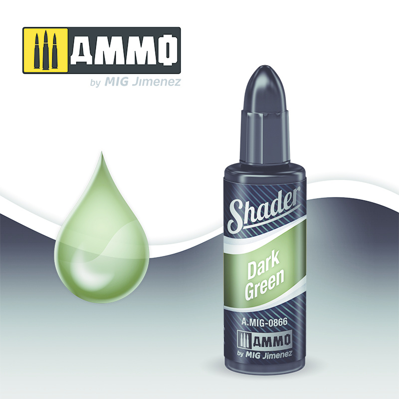 Ammo by Mig Jimenez Shader Dark Green - 10ml - A.MIG-0866