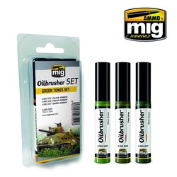 Oilbrushers Green Tones Set - A.MIG-7502