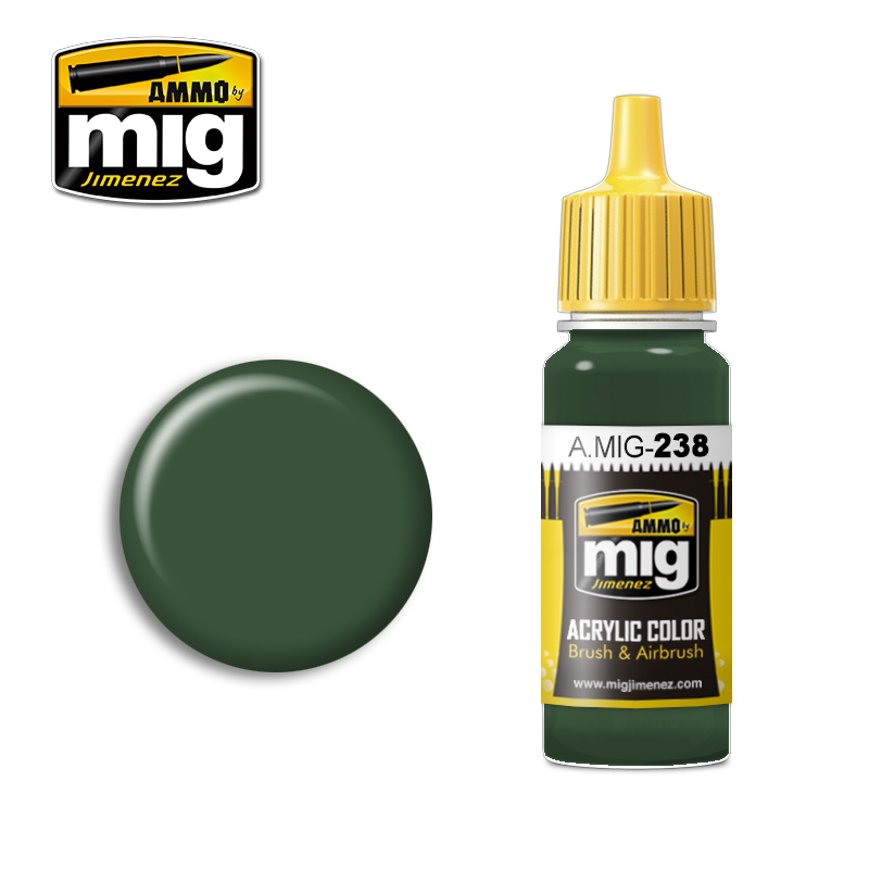 Ammo by Mig Jimenez FS 34092 Medium Green - 17ml - A.MIG-0238