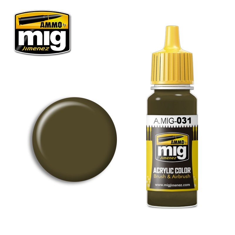 Ammo by Mig Jimenez Spanish Green-Khaki - 17ml - A.MIG-0031