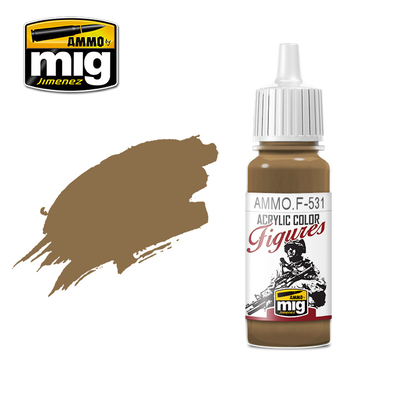 Ammo by Mig Jimenez Figure Series Light Brown  - 17ml - AMMO.F-531