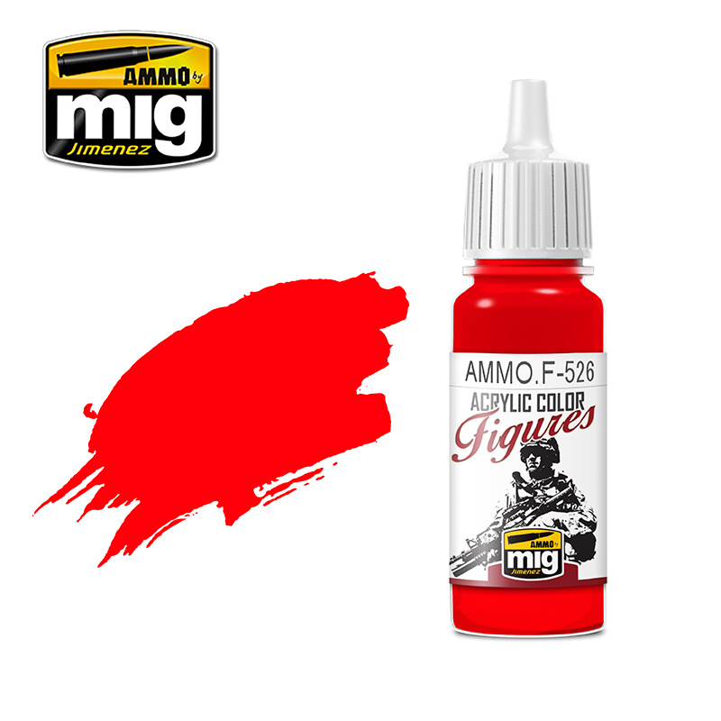 Ammo by Mig Jimenez Figure Series Pure Red - 17ml - AMMO.F-527