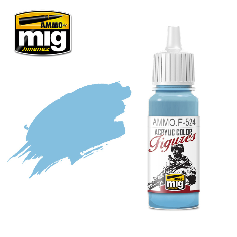 Ammo by Mig Jimenez Figure Series Light Sky Blue - 17ml - AMMO.F-524