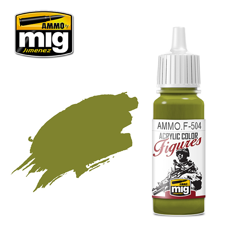 Ammo by Mig Jimenez Figure Series Yellow Green FS-34259 - 17ml - AMMO.F-504