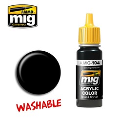 Washable Black - 17ml - A.MIG-0104