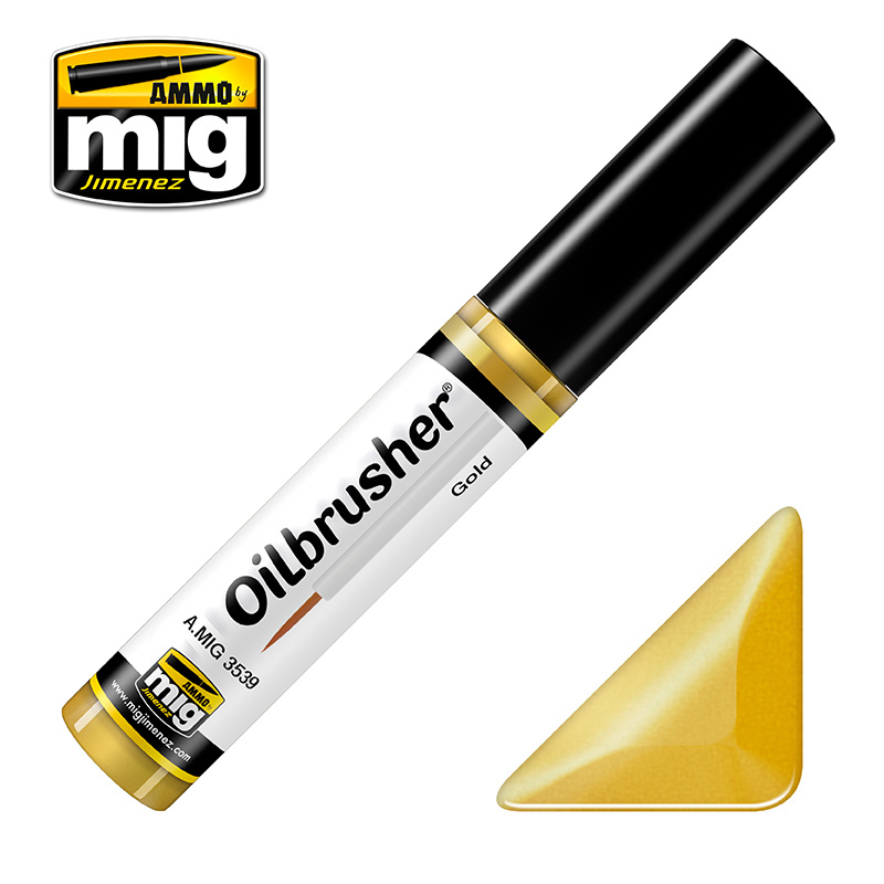 Ammo by Mig Jimenez Oilbrusher - Gold - A.MIG-3539