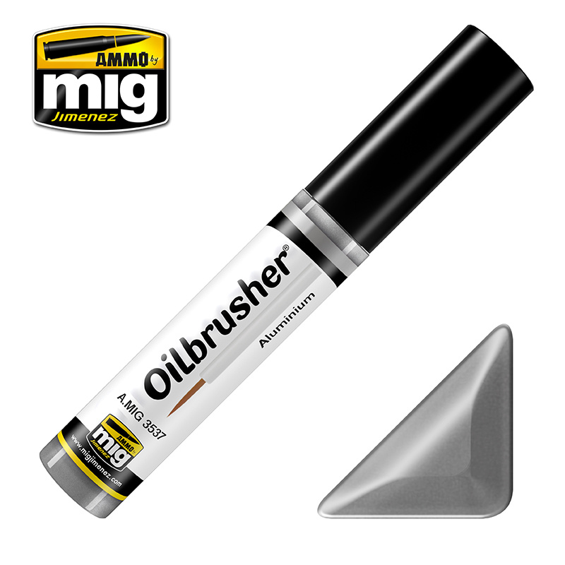 Ammo by Mig Jimenez Oilbrusher - Aluminium - A.MIG-3537