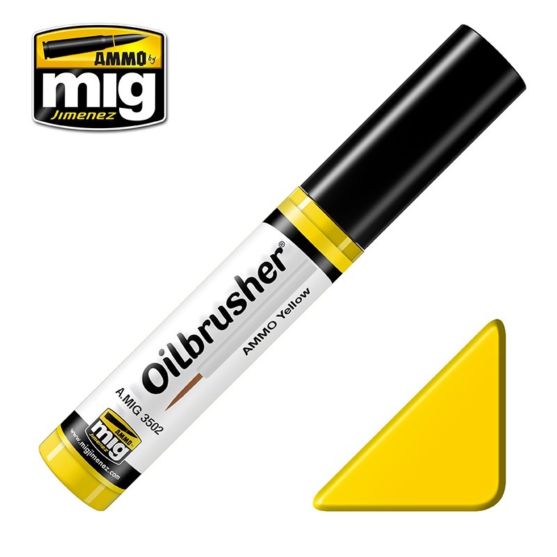 Ammo by Mig Jimenez Oilbrusher - Ammo Yellow - A.MIG-3502