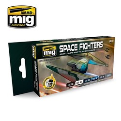 Space Fighters Sci-Fi Colors - A.MIG-7131