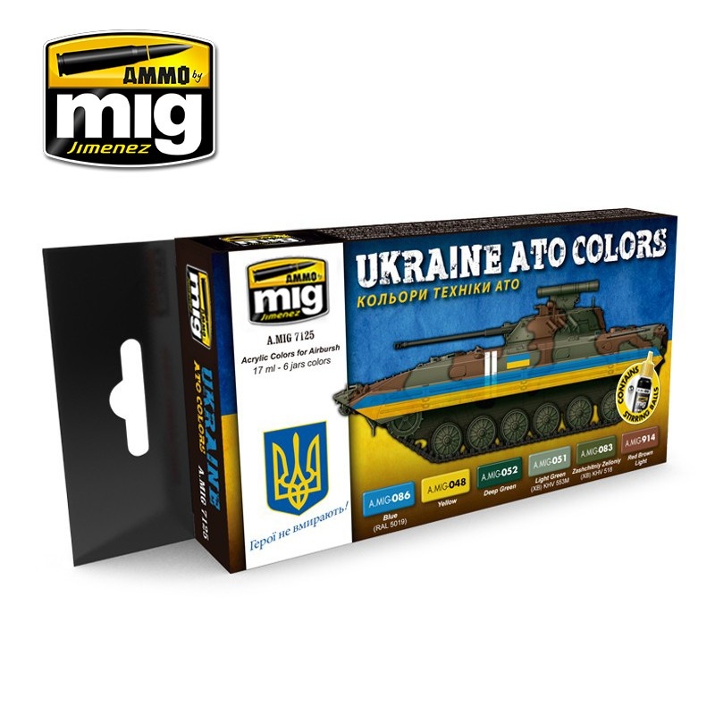 Ammo by Mig Jimenez Ukraine ATO Colors - A.MIG-7125