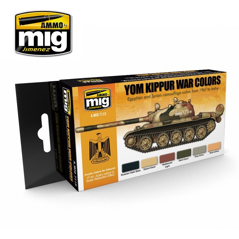 Ammo by Mig Jimenez Yom Kippur War Colors - A.MIG-7113