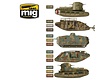 Ammo by Mig Jimenez WWI &  WWII French Camouflage Colors - A.MIG-7110