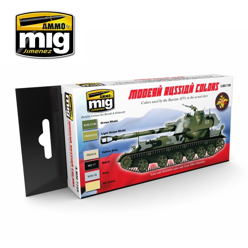 Ammo by Mig Jimenez Modern Russian Camo Colors - A.MIG-7109