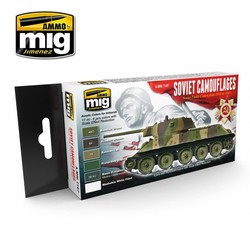 1935-1945 Soviet Camouflages Set - A.MIG-7107