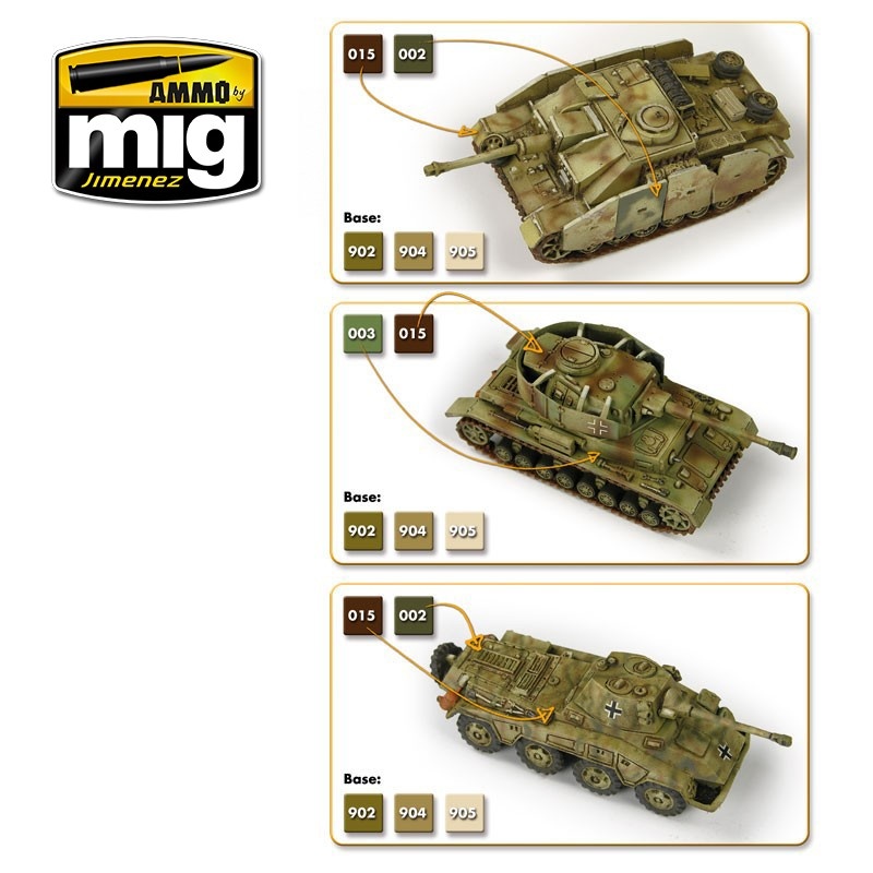 Ammo by Mig Jimenez Wargame Paint Sets - WARGAME 1943-1945 GERMAN SET - A.MIG-7117