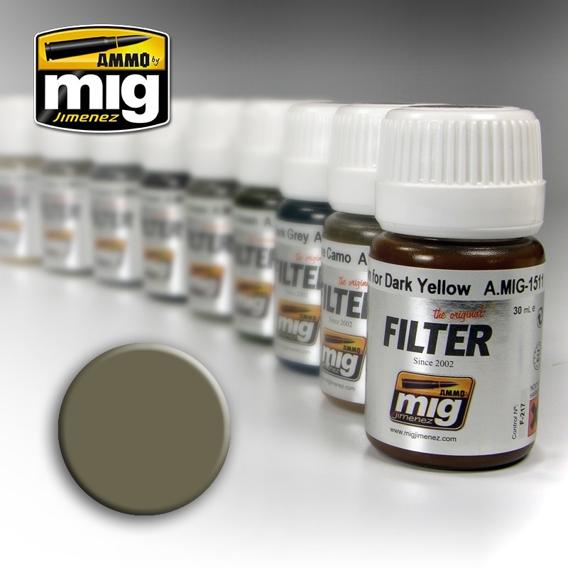 Ammo by Mig Jimenez Filter - Tan For Yellow Green - 35ml - A.MIG-1507