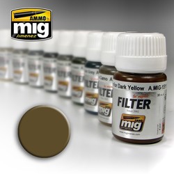 Filter - Brown For Desert Yellow  - 35ml - A.MIG-1504