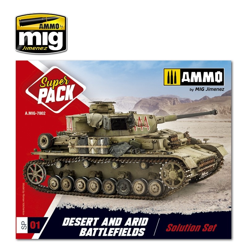 Ammo by Mig Jimenez Desert & Arid Battlefields Super Pack - A.MIG-7802