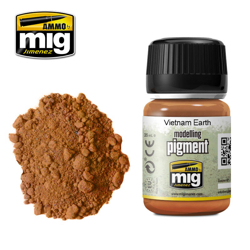 Ammo by Mig Jimenez Pigment - Vietnam Earth - 35ml - A.MIG-3022