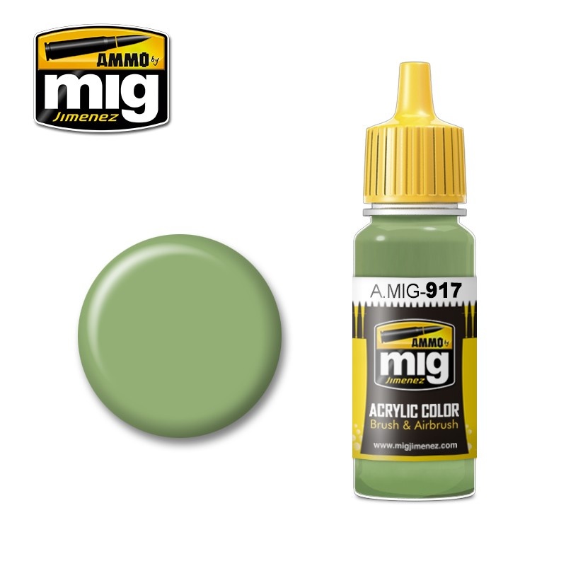 Ammo by Mig Jimenez Modulation Series - Light Green - 17ml - A.MIG-0917