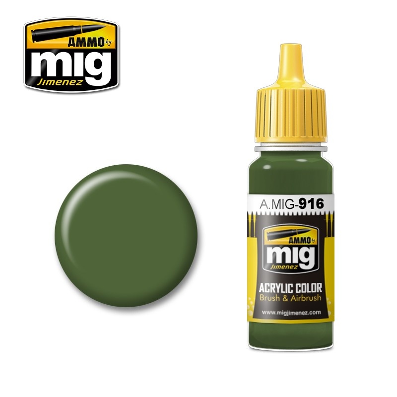 Ammo by Mig Jimenez Modulation Series - Green Base - 17ml - A.MIG-0916