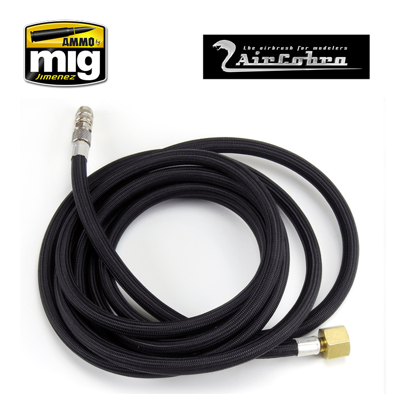 Ammo by Mig Jimenez 8 Foot Quick Dis-Connect Braided Air Hose - A.MIG-8659
