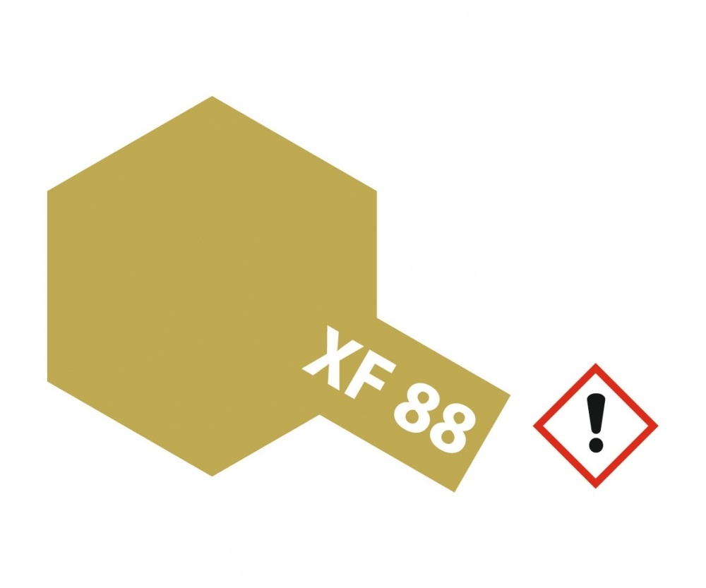 Tamiya Xf-88 Dk Yellow 2 - 10ml - Tamiya - TAM81788