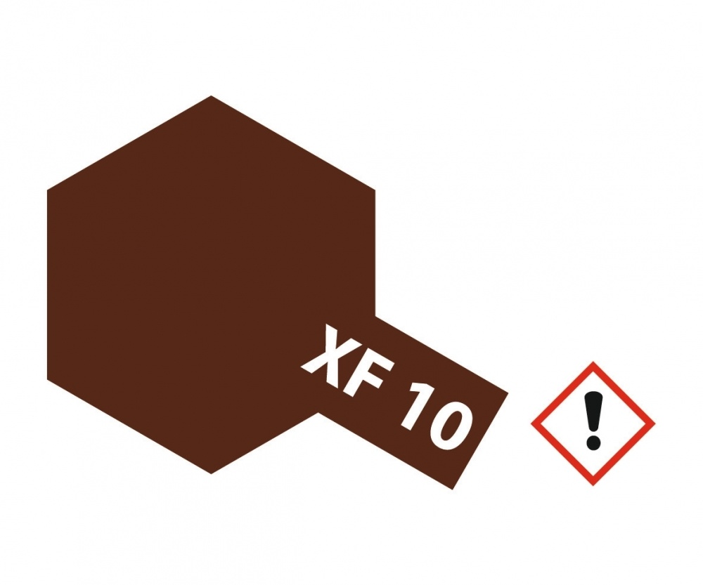 Tamiya Xf-10 Flat Brown - 23ml - Tamiya - TAM81310