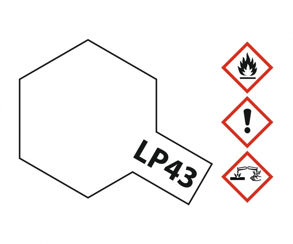 Tamiya Lacquer Paint LP-43 Pearl White - 10ml - Tamiya - TAM82143