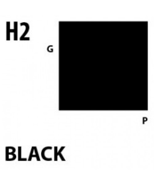 Mr Hobby / Gunze Aqueous Hobby Color Black - 10ml - Mr Hobby / Gunze - MRH-H-002