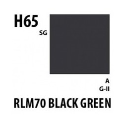 Aqueous Hobby Color Rlm70 Black Green - 10ml - Mr Hobby / Gunze - MRH-H-065