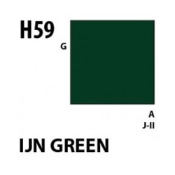 Aqueous Hobby Color Ijn Green - 10ml - Mr Hobby / Gunze - MRH-H-059