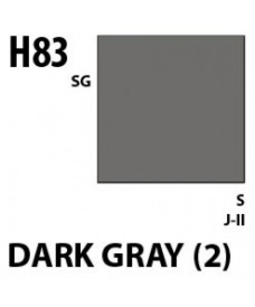 Mr Hobby / Gunze Aqueous Hobby Color Dark Gray 2 - 10ml - Mr Hobby / Gunze - MRH-H-083